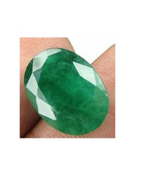 Natural Emerald Stone Natural ( Panna ) Oval Cut Certified Pacha Gemstone 2.25 Ct to 15 Ct