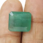 Natural Emerald Stone Natural ( Panna ) Square Cut Certified Pacha Gemstone 2.25 Ct to 15 Ct