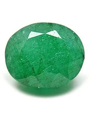 Natural Emerald Stone Natural ( Panna ) Oval Cut Certified Pacha Gemstone 2.25 Ct to 15 Ct