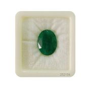 Natural Emerald Stone Natural ( Panna ) Oval Cut Certified Pacha Gemstone 2.25 Ct to 15 Ct